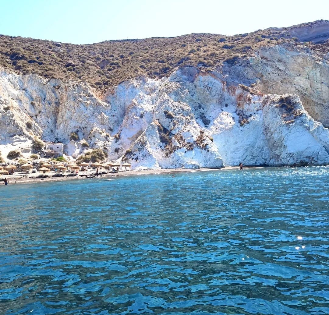 Playa Blanca en Santorini