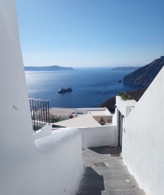 Viajar a Santorini