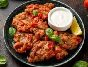 Tomatokeftedes Deliciosos buñuelos de tomate