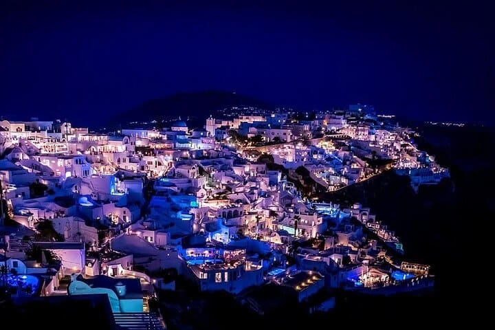 La noche en Oia